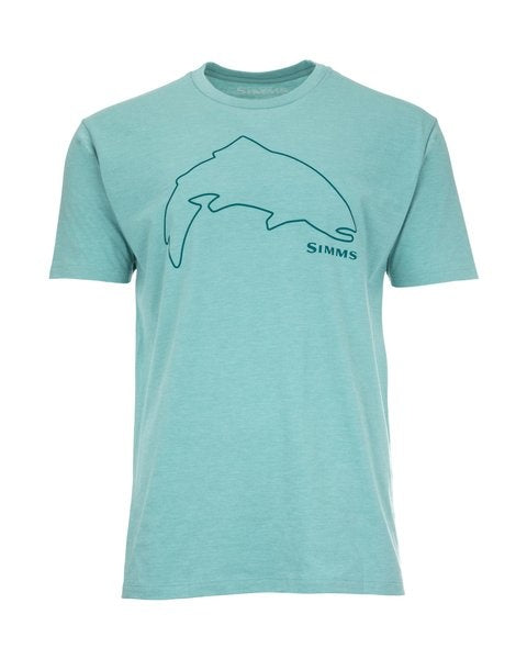 Men's Trout Outline T-Shirt - ( SIMMS)
