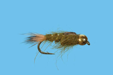 Bead Head Hare's Ear - Olive - The Blue Quill Angler