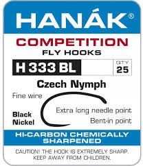 Hanak H333Bl Czech Nymph Hook - ( HANAK)