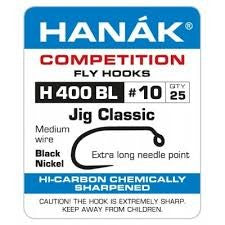 Hanak H400Bl Barbless Classic Jig Hook - 60 Degree