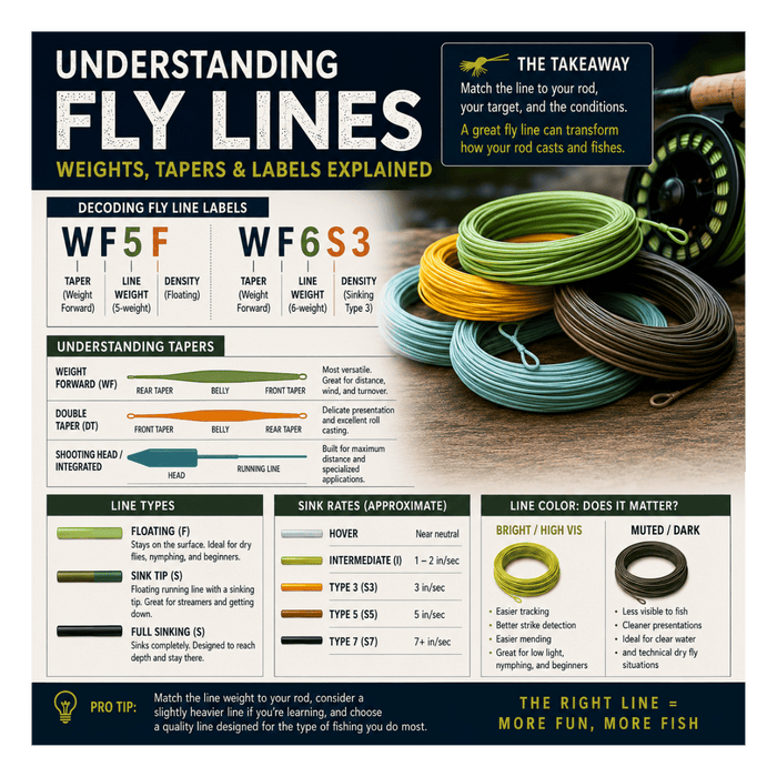 Understanding Fly Line Weights, Tapers & Labels - The Blue Quill Angler