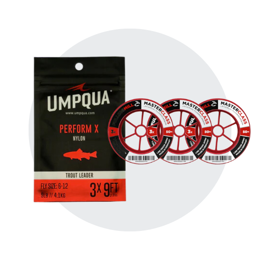 Umpqua Perform X Trout Leaders - 3 Pack