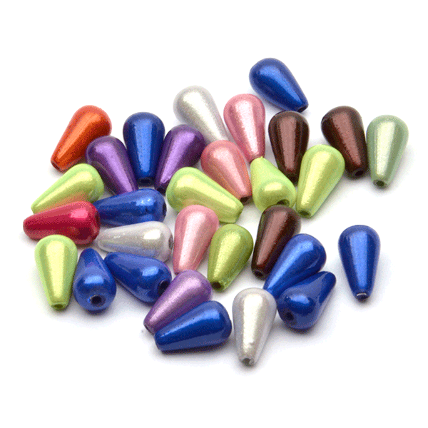 MFC Teardrop Streamer Beads - 6mm