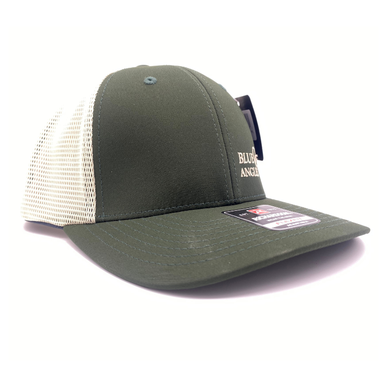 BQA Small Logo Trucker Hat (173) - The Blue Quill Angler