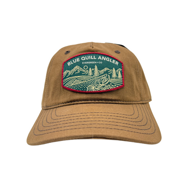 BQA 5-Panel Waxed Cotton - Evergreen Riser Patch (436) - The Blue Quill Angler