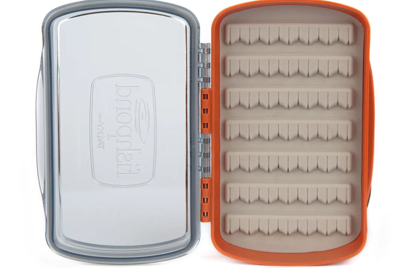 Tacky Pescador Fly Box - Burnt Orange w/Clear Lid