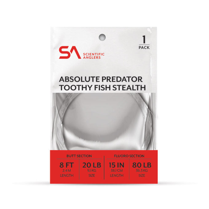 SCIENTIFIC ANGLERS ABSOLUTE PREDATOR TOOTHY FISH - STEALTH LEADER