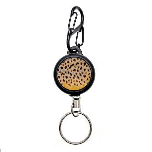 Angler's Accessories Clip On Split Ring Retractor - Brown Trout - The Blue Quill Angler