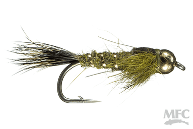 Bead Head Hare's Ear - Olive - The Blue Quill Angler