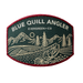 BQA 5 - Panel Waxed Cotton - Evergreen Riser Patch (436) - The Blue Quill Angler