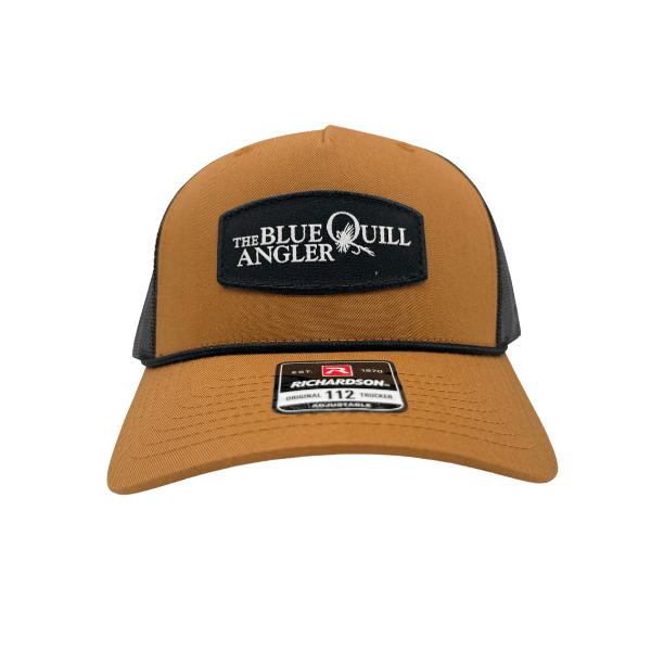 BQA Black Patch Trucker Hat (112FPR) - The Blue Quill Angler