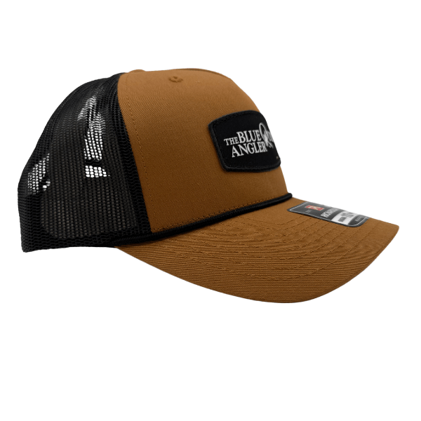 BQA Black Patch Trucker Hat (112FPR) - The Blue Quill Angler