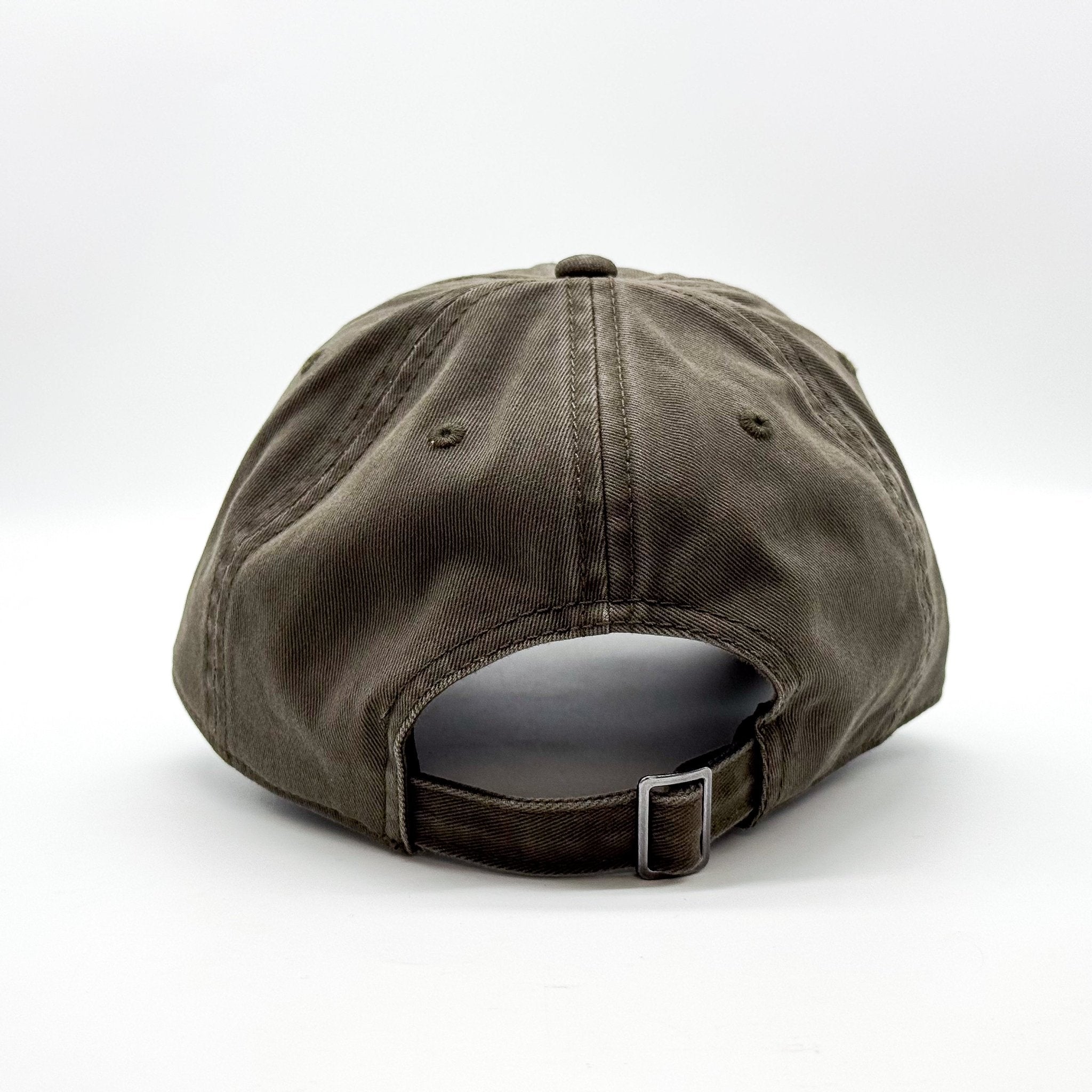 BQA Dad Hat Army Green (326) - Mayfly Logo - The Blue Quill Angler