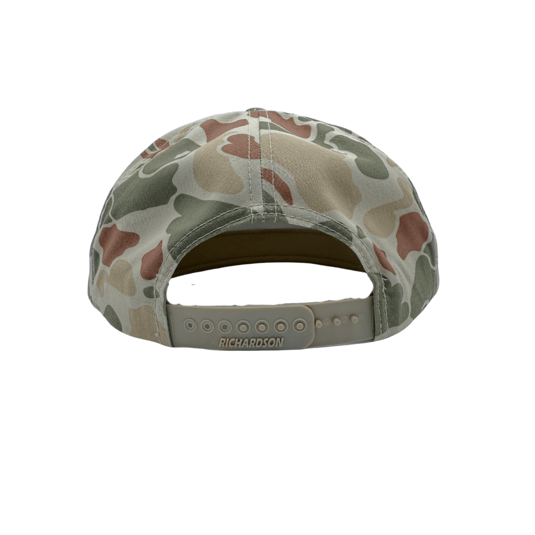 BQA Flat Bill Brown Trout Patch Hat (256P) - The Blue Quill Angler