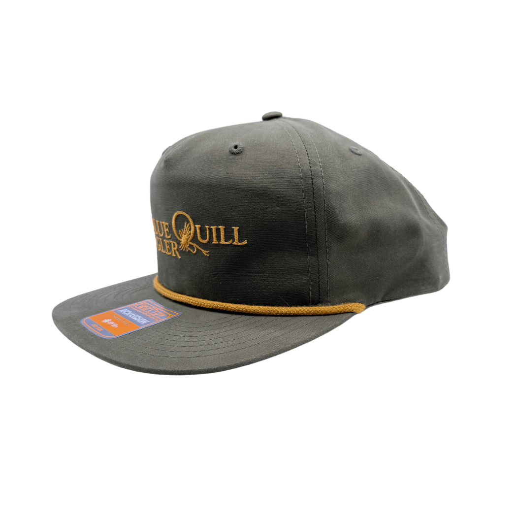BQA Flat Bill Rope Hat (256) - Richardson - The Blue Quill Angler