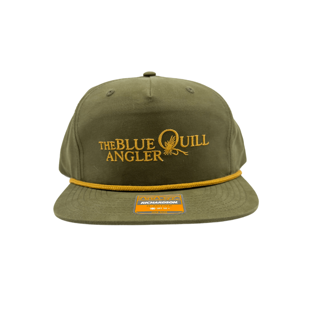 BQA Flat Bill Rope Hat (256) - The Blue Quill Angler