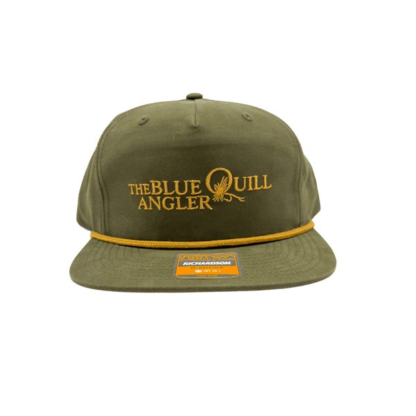 BQA Flat Bill Rope Hat (256) - Richardson - The Blue Quill Angler