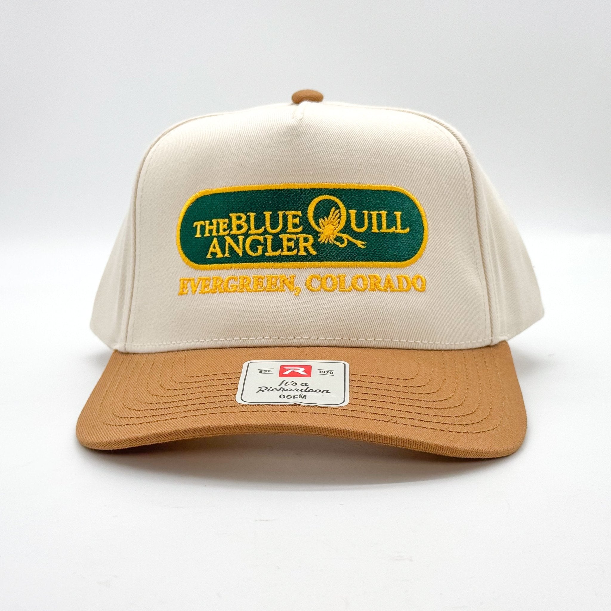 BQA Logo Hat - (323 Cream/Caramel) - The Blue Quill Angler