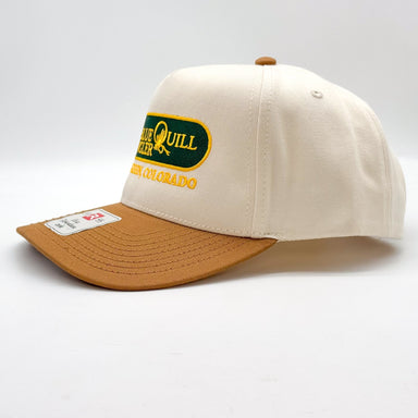 BQA Logo Hat - (323 Cream/Caramel) - The Blue Quill Angler
