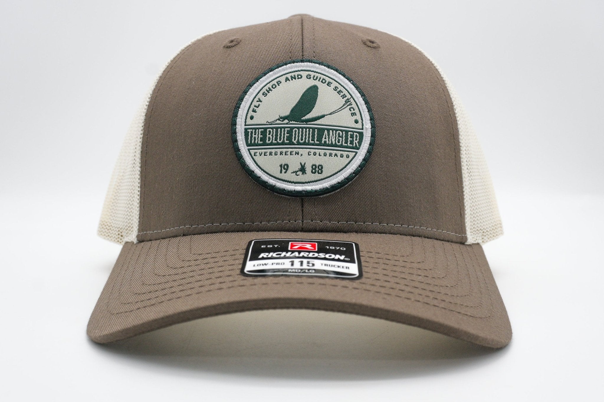 BQA Low - Pro Trucker Hat (115) - Mayfly Logo - The Blue Quill Angler