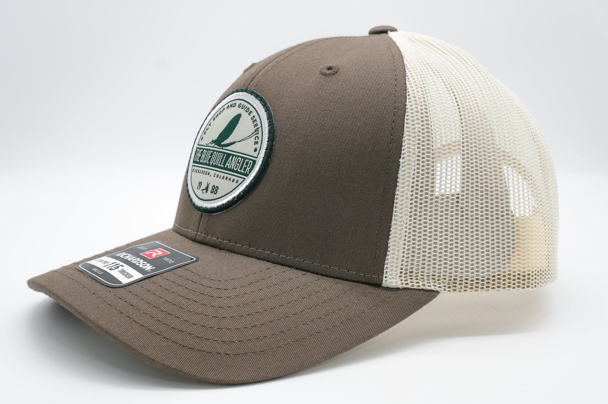 BQA Low - Pro Trucker Hat (115) - Mayfly Logo - The Blue Quill Angler