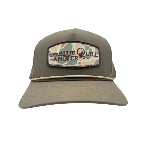 BQA Performance Mesh Cap - Camo Patch - The Blue Quill Angler