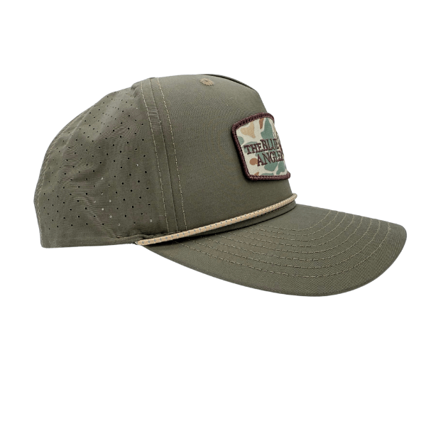 BQA Performance Mesh Cap - Camo Patch - The Blue Quill Angler