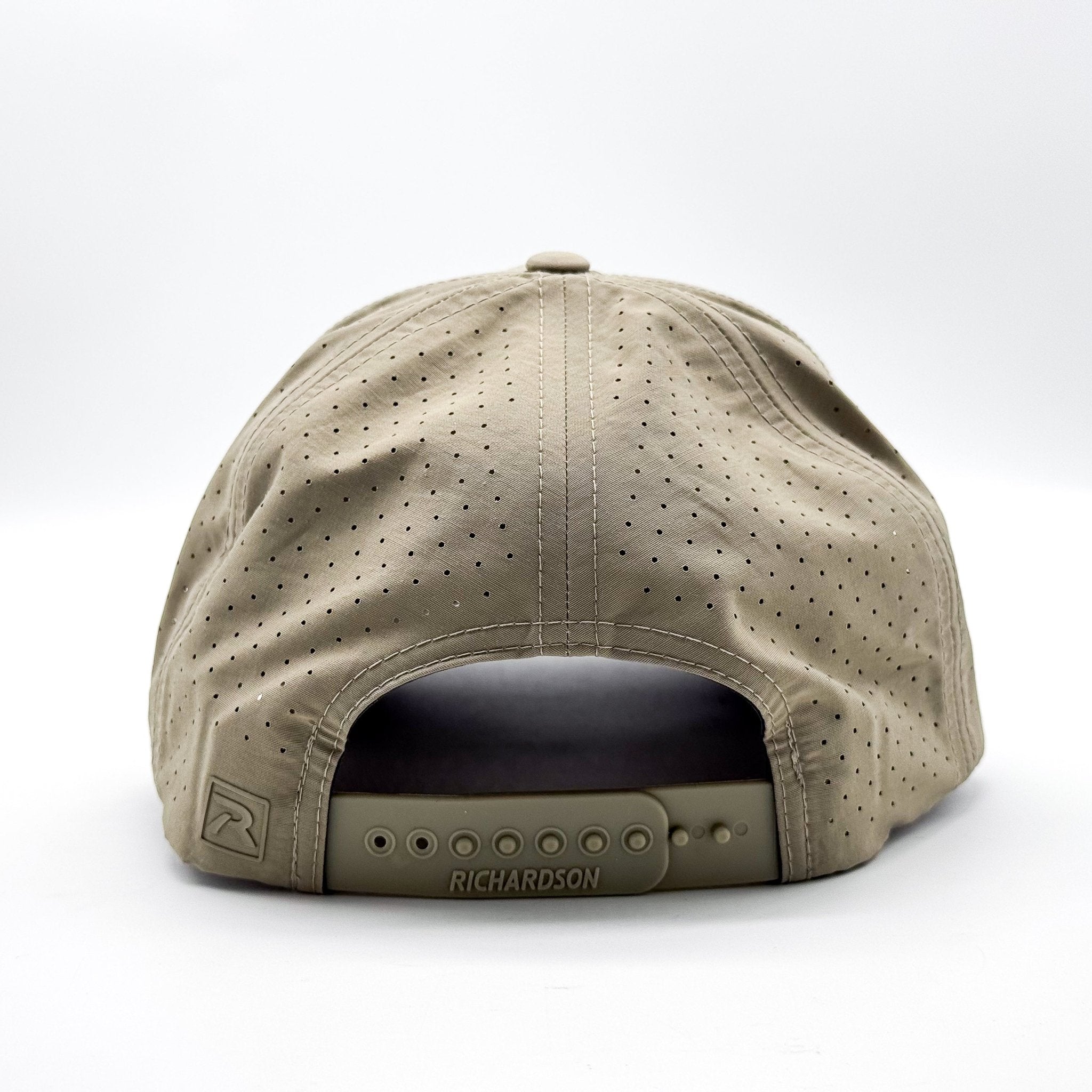 BQA Performance Mesh Cap - Trout Patch (Trenchcoat/Russet) - The Blue Quill Angler