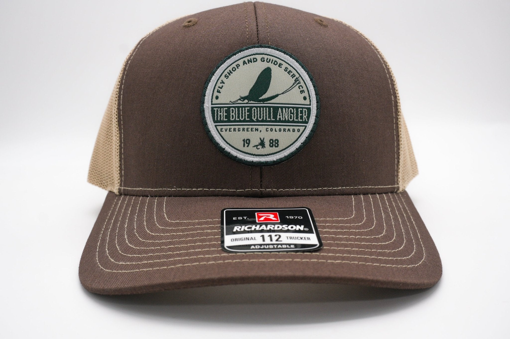 BQA Trucker Hat (112) - Mayfly Logo - The Blue Quill Angler
