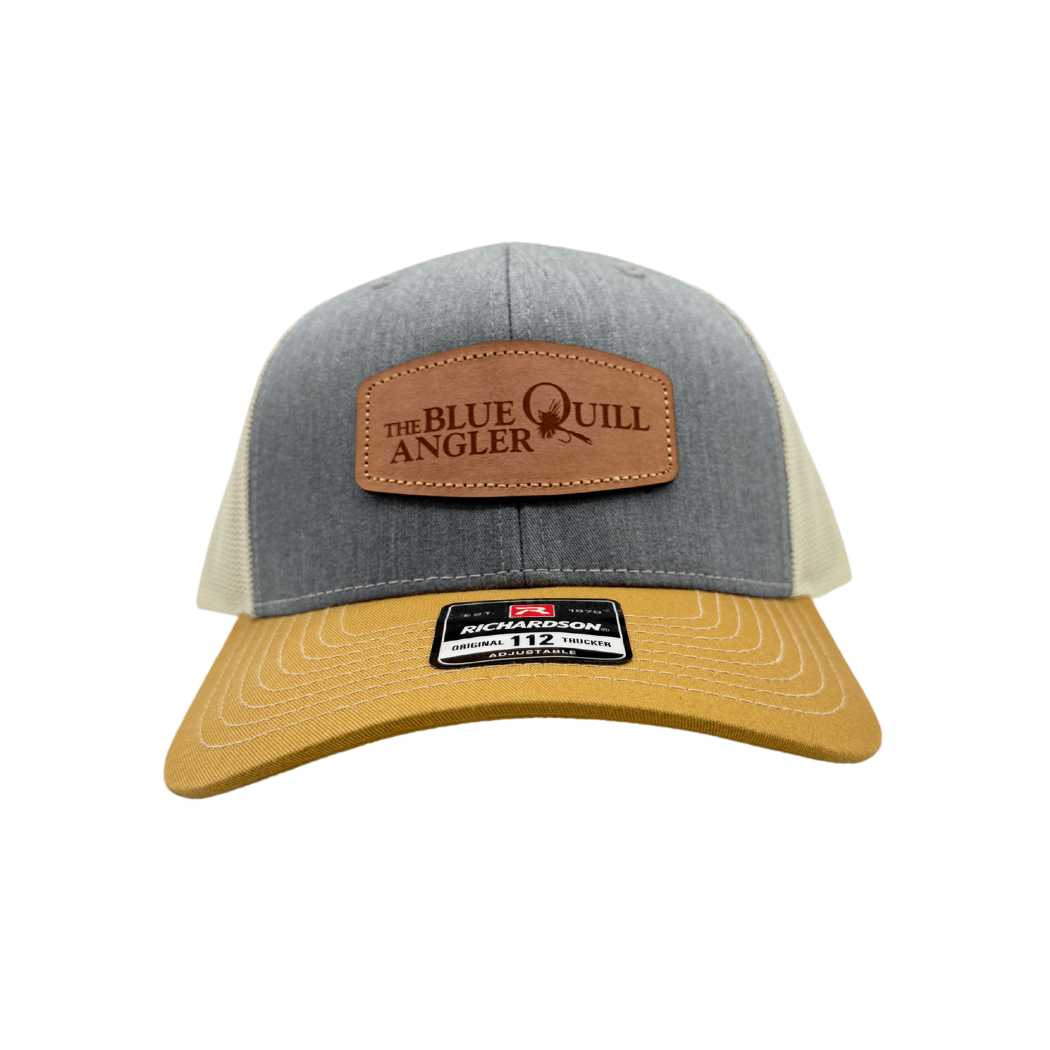 BQA Trucker Hat - Leather Patch (112) - The Blue Quill Angler
