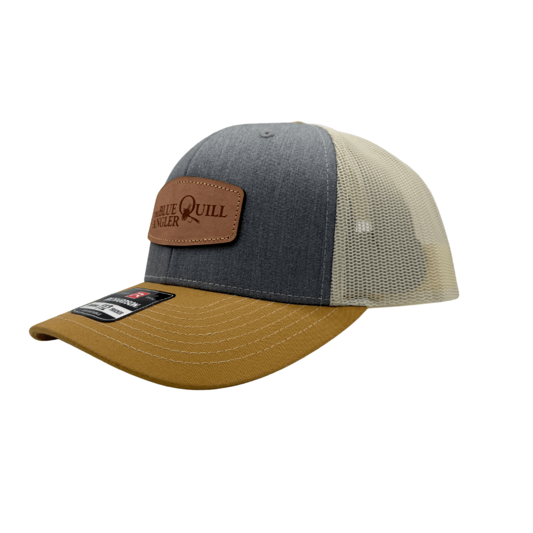 BQA Trucker Hat - Leather Patch (112) - The Blue Quill Angler