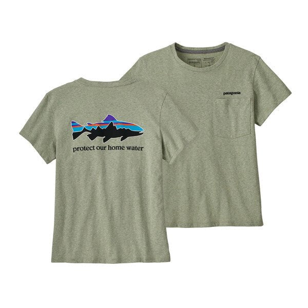 Bqa W's Home Water Trout Pocket Responsibili-Tee - The Blue Quill Angler