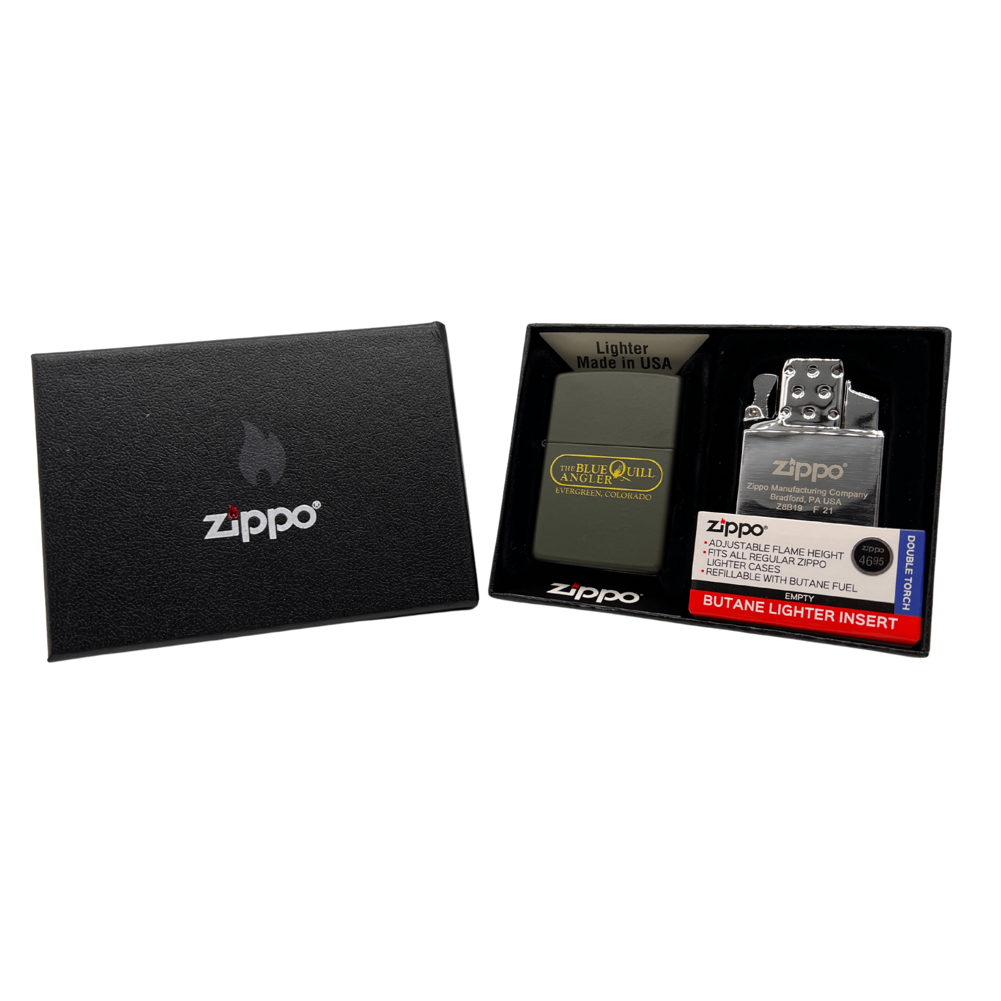 Bqa Zippo Lighter/Torch - The Blue Quill Angler