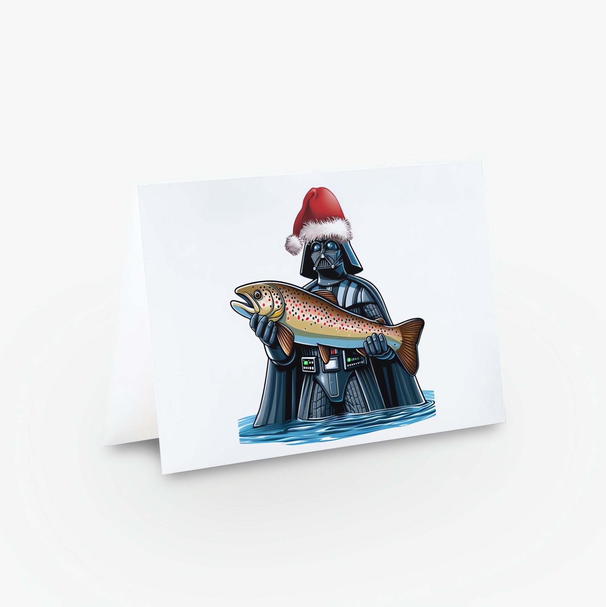 Darth Vader Christmas Card - The Blue Quill Angler