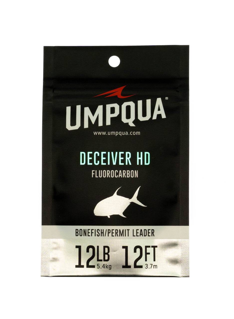Deceiver Hd Bonefish/Permit Fluorocarbon Leader - 12' - The Blue Quill Angler