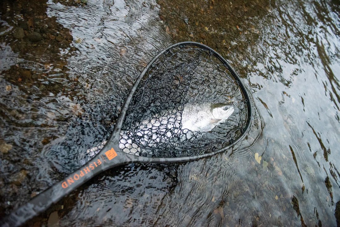 Fishpond Nomad Mid - Length Boat Net - Wild Run Edition - The Blue Quill Angler