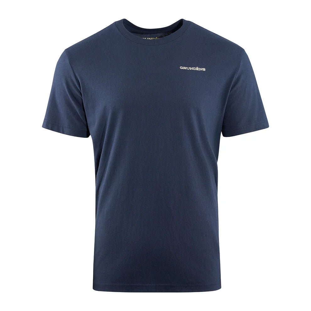 Grundens Support Guides Short Sleeve T-Shirt - Dark Navy - The Blue Quill Angler
