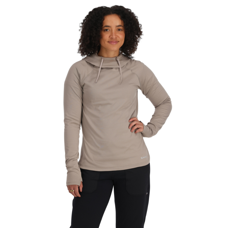 Womens Heavyweight Baselayer Hoody - The Blue Quill Angler