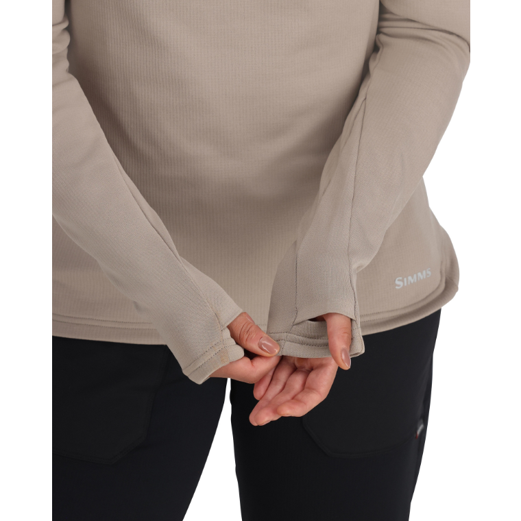 Womens Heavyweight Baselayer Hoody - The Blue Quill Angler