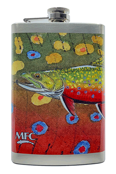 MFC Stainless Hip Flask - The Blue Quill Angler