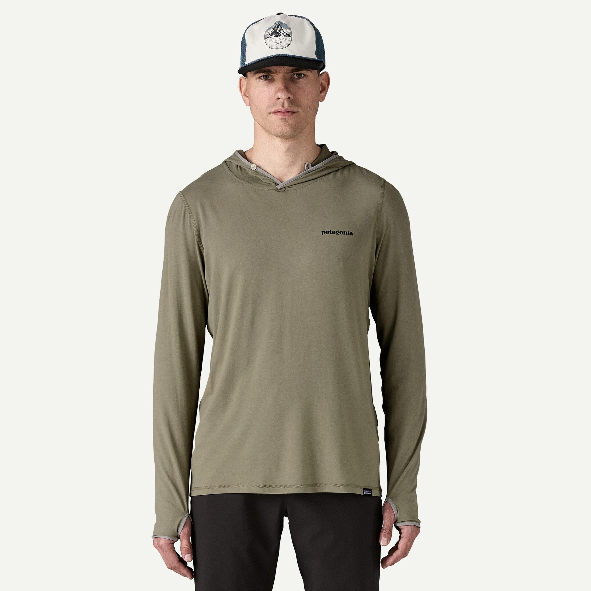 M's Tropic Comfort Natural Graphic Hoody - The Blue Quill Angler