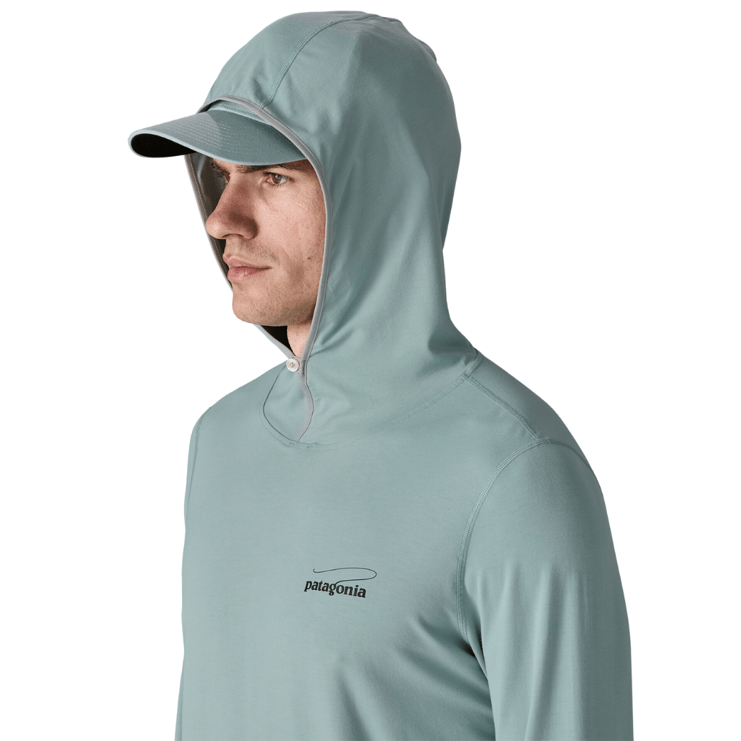 M's Tropic Comfort Natural Graphic Hoody - The Blue Quill Angler