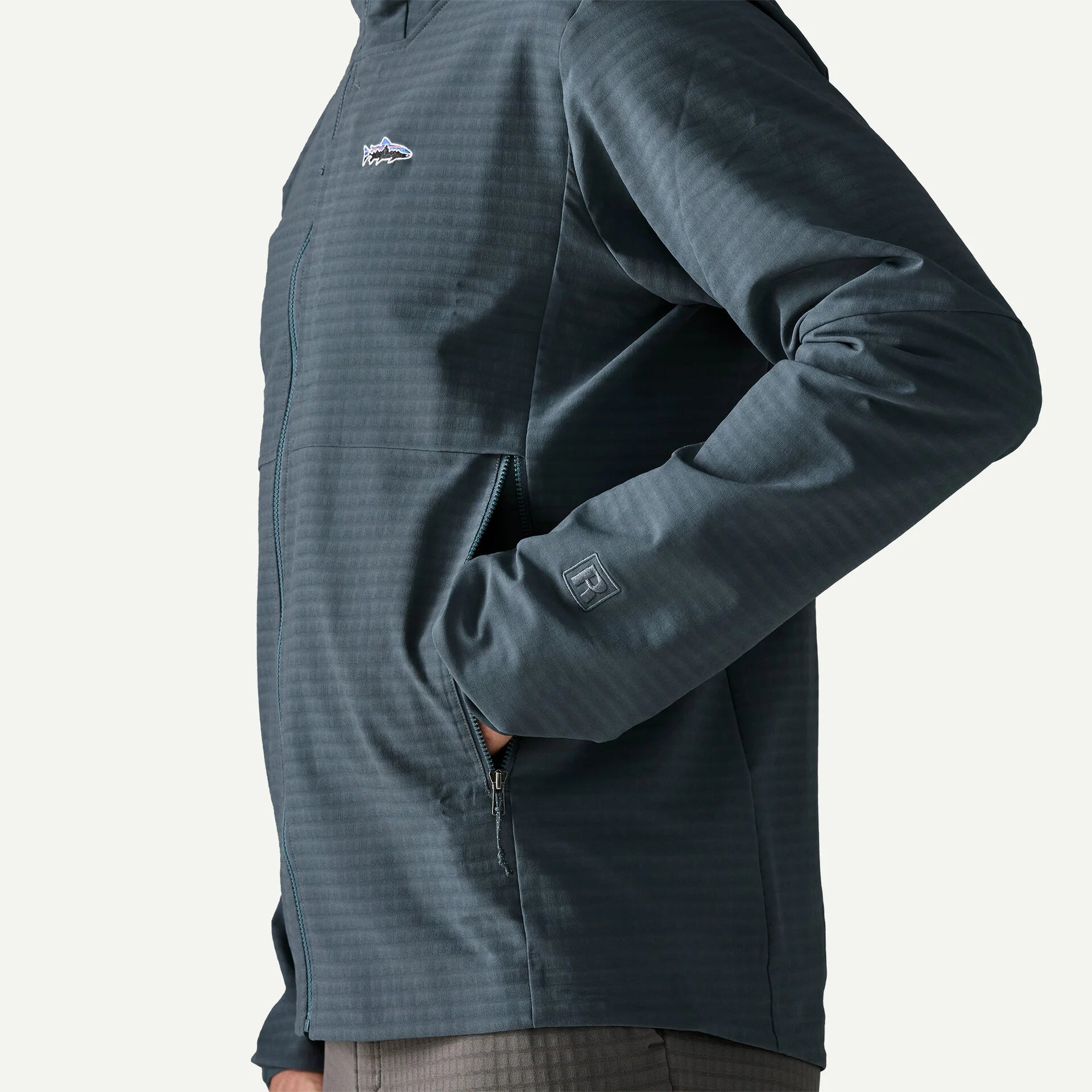 Patagonia R1 TechFace Fitz Roy Trout Hoody - Men's - The Blue Quill Angler