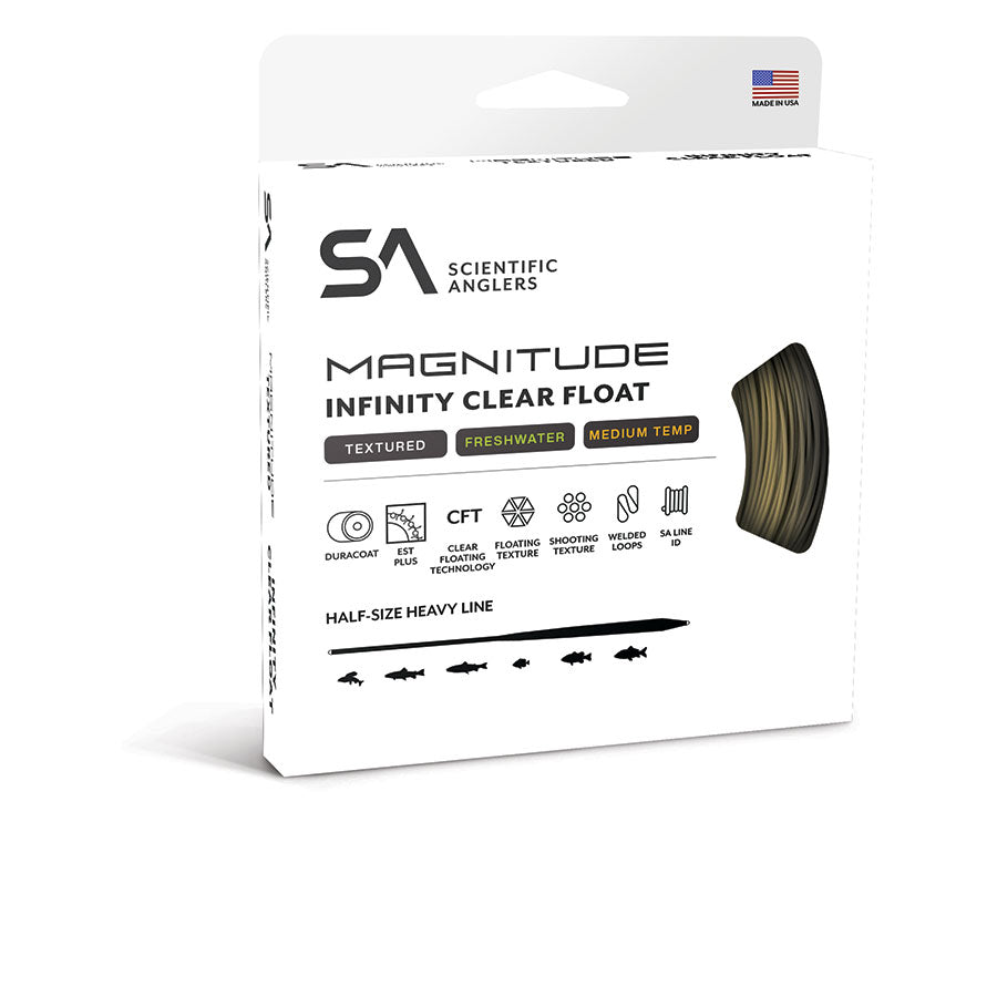 SA Magnitude Textured Infinity - 10' Clear Floating Tip - The Blue Quill Angler