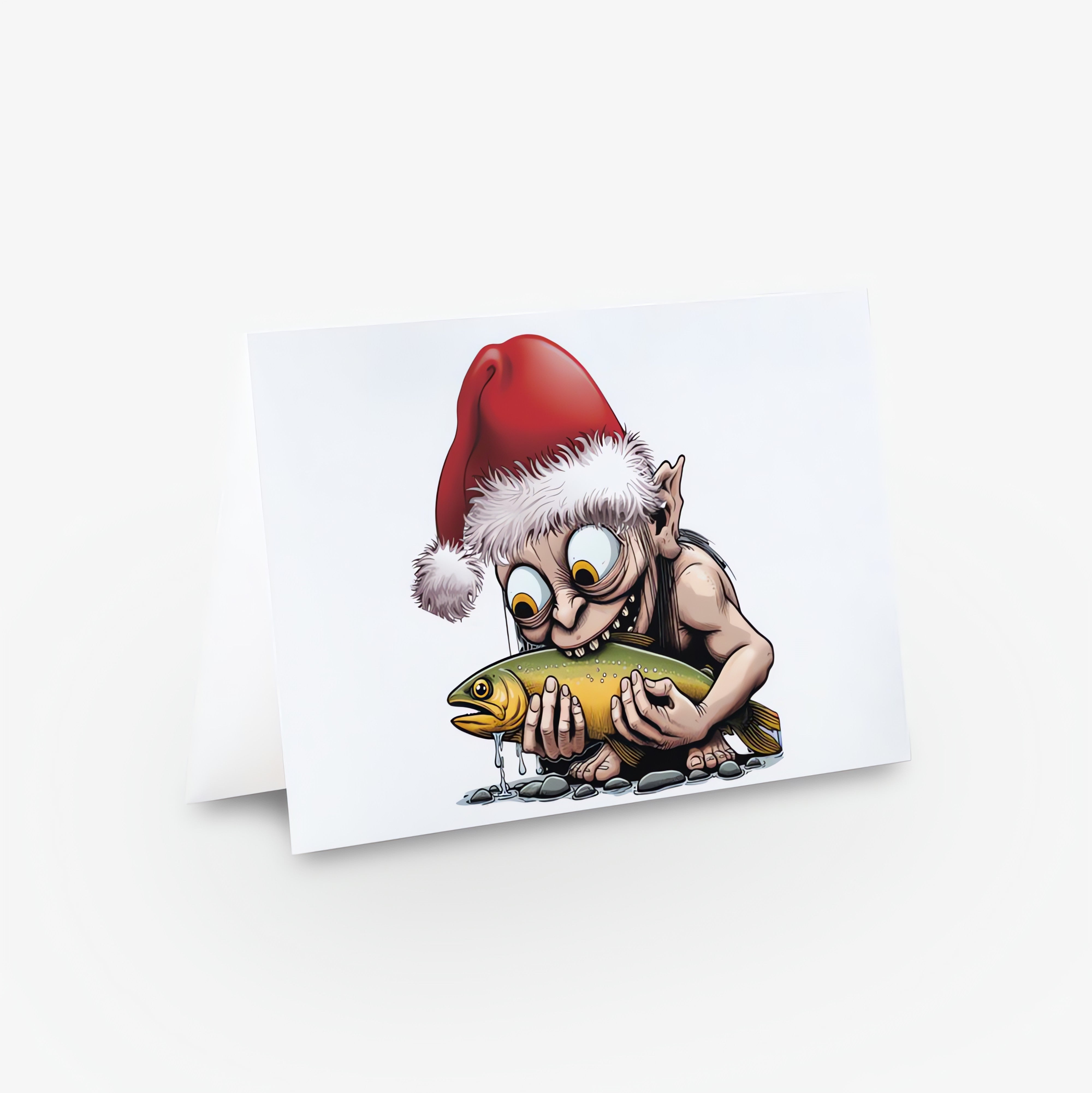 Gollum Christmas Card