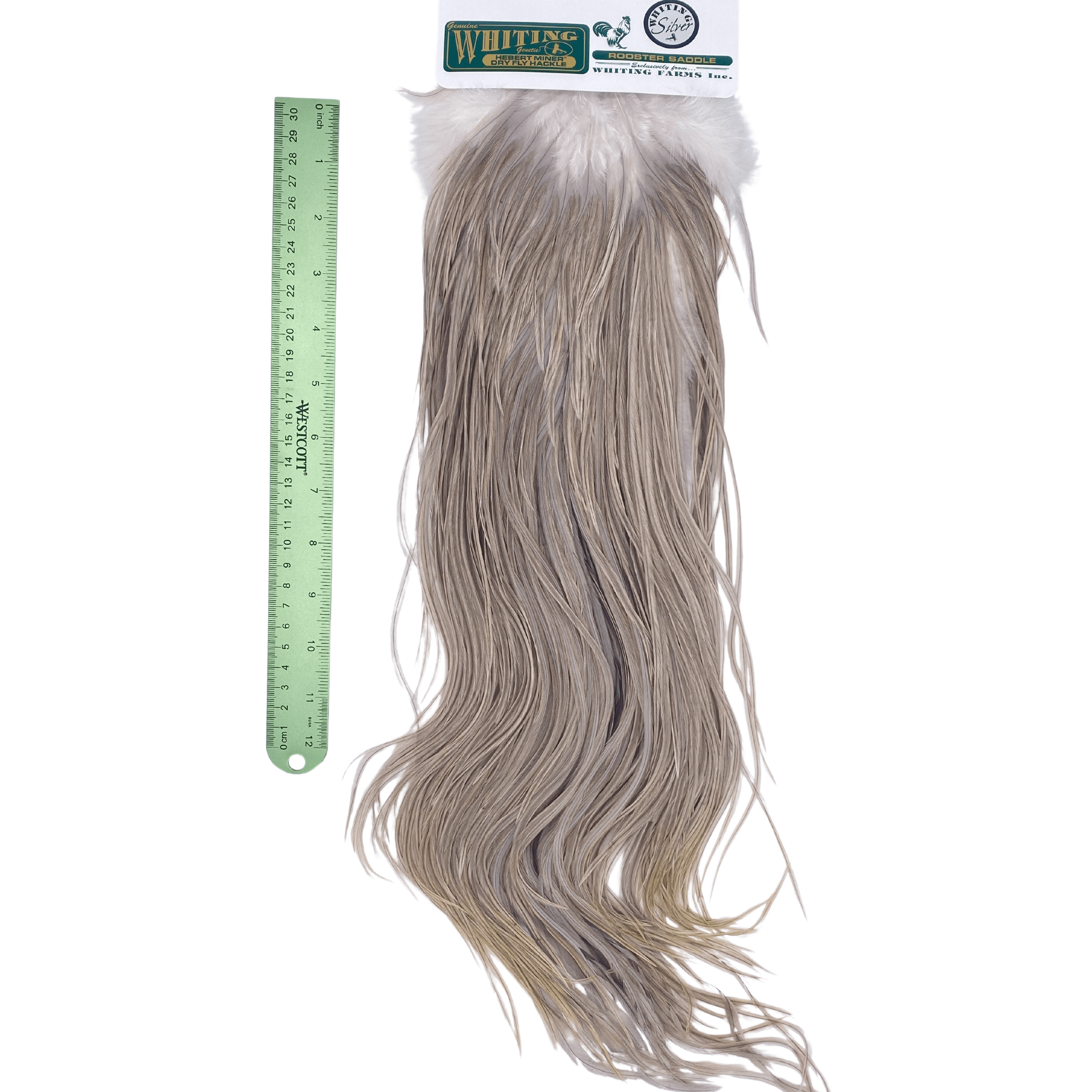 Whiting Hebert Miner Saddle - Silver Grade - The Blue Quill Angler