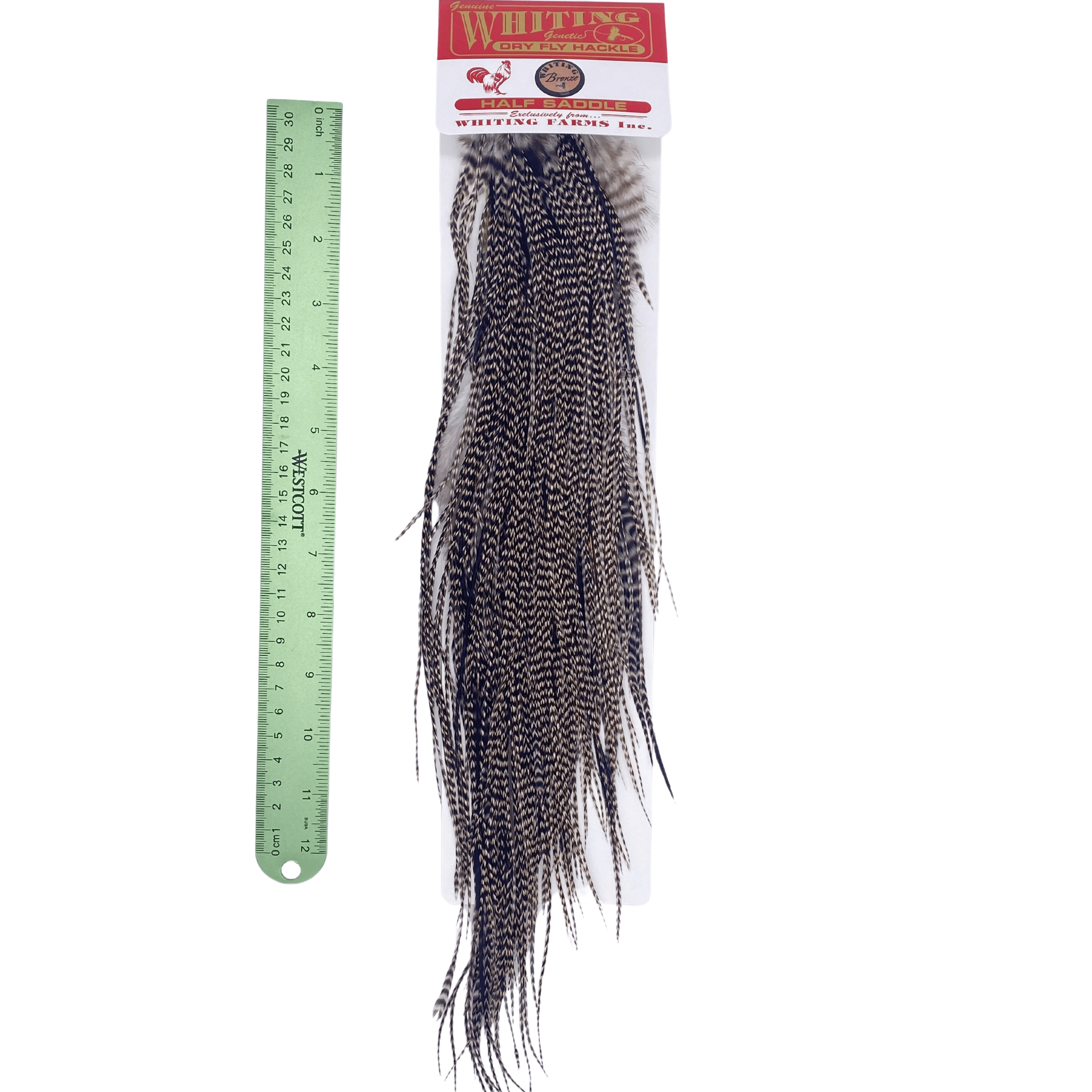 Whiting Rooster Midge 1/2 Saddle - Bronze Grade - The Blue Quill Angler