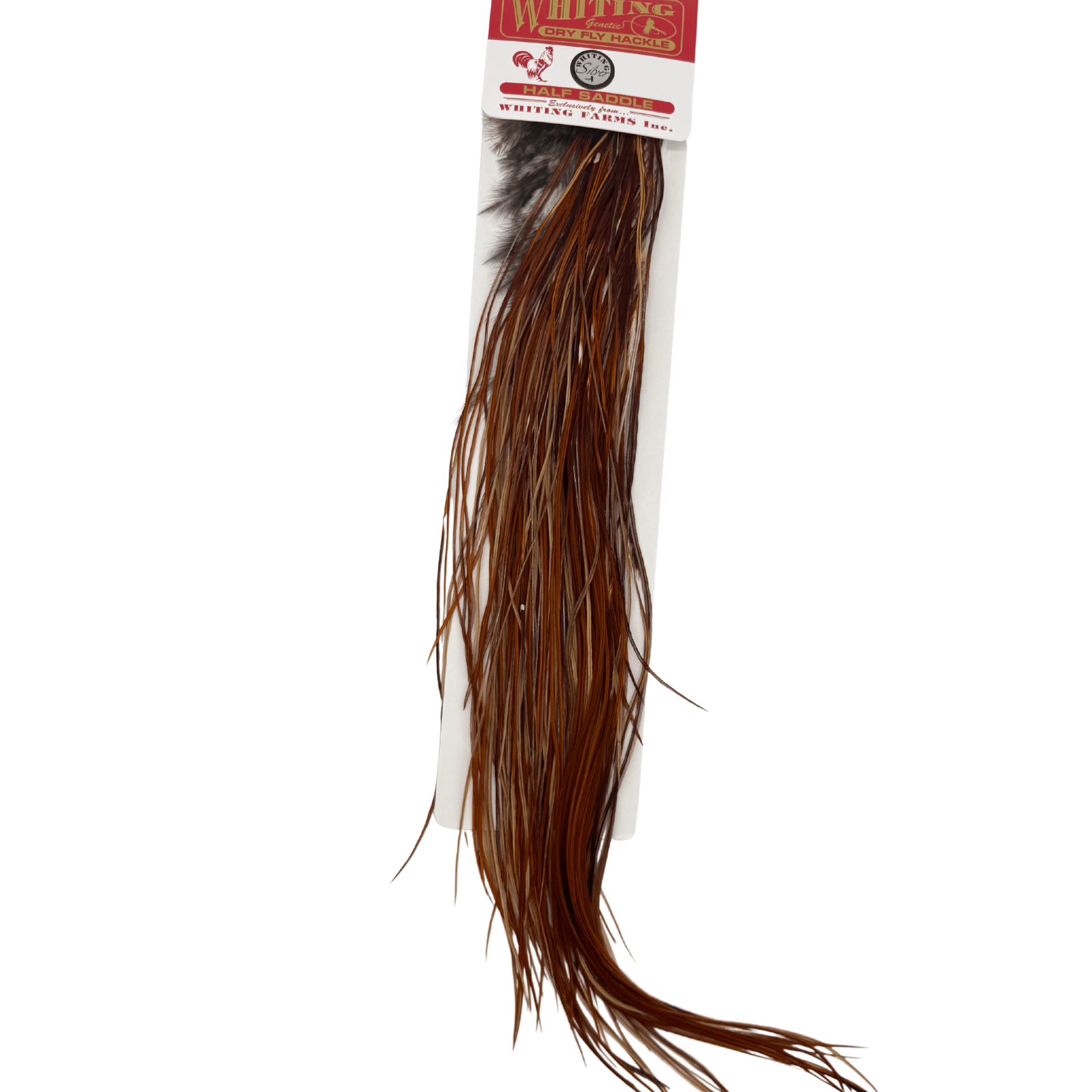 Whiting Rooster Midge 1/2 Saddle - Silver Grade - The Blue Quill Angler