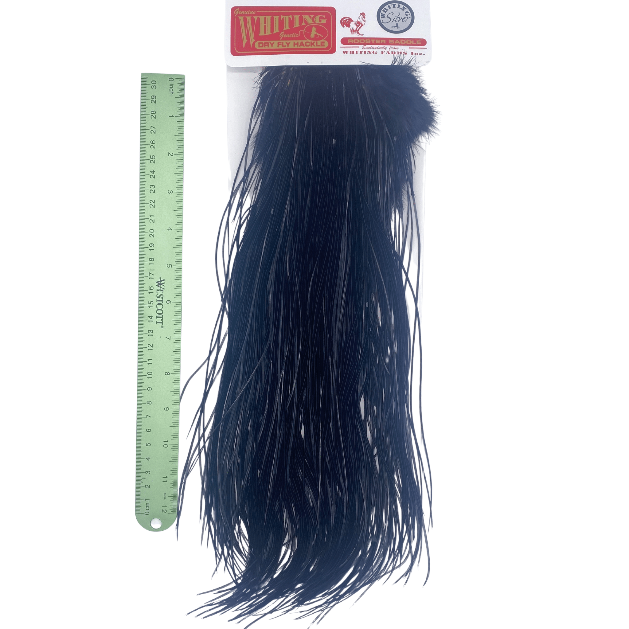 Whiting Rooster Midge Saddle - Silver Grade - The Blue Quill Angler