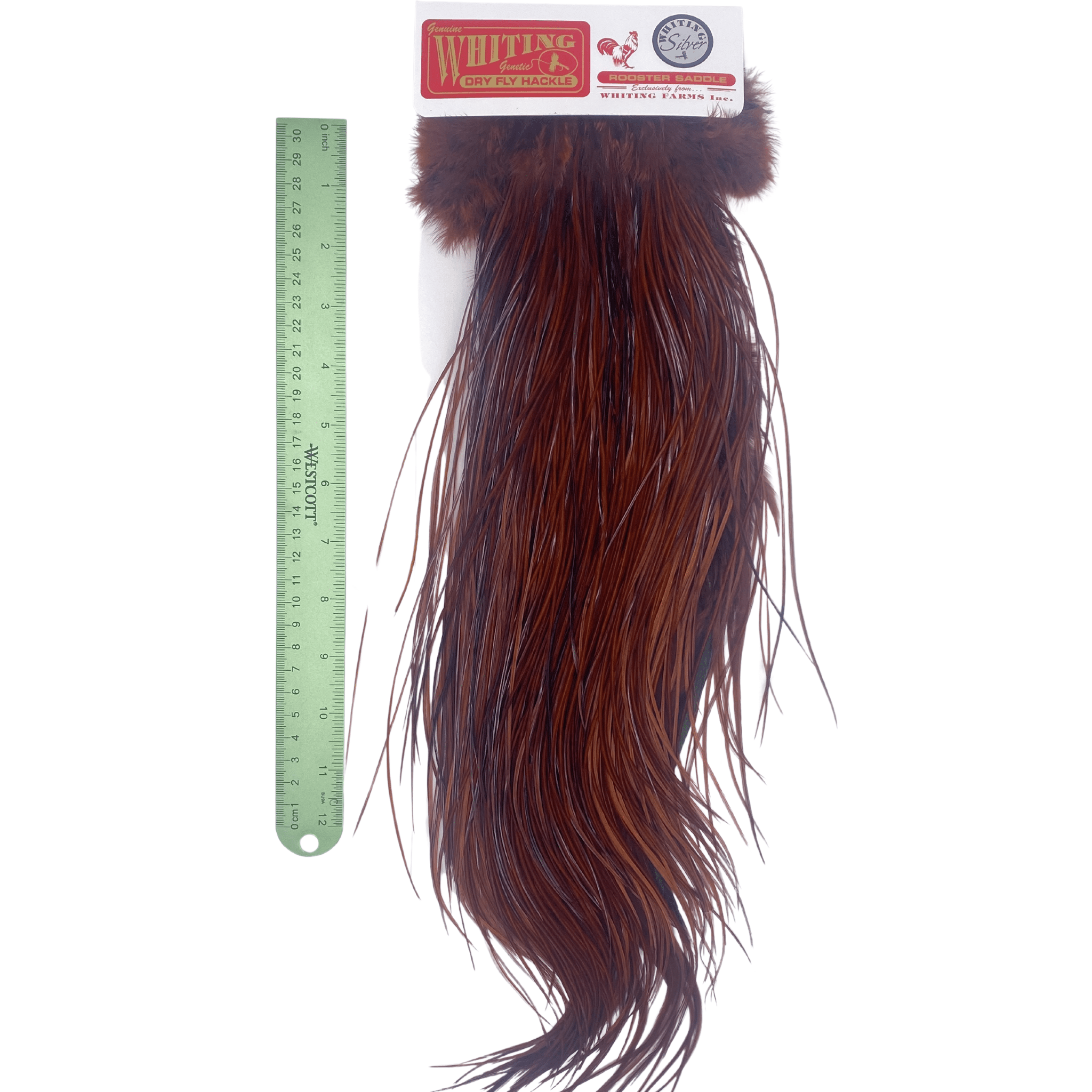 Whiting Rooster Midge Saddle - Silver Grade - The Blue Quill Angler